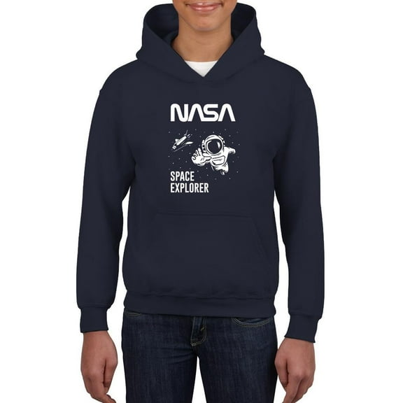 NASA Nasa Space Explorer Hoodie Juniors -NASA Designs,  x-Large