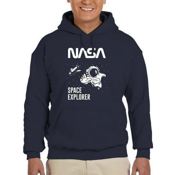 NASA Nasa Space Explorer Hoodie Men -NASA Designs, Male 4X-Large