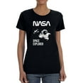 thumbnail image 1 of NASA Nasa Space Explorer Shaped T-Shirt Women -NASA Designs, Female x-Large, 1 of 4
