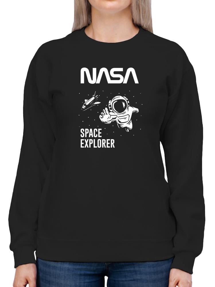 NASA Nasa Space Explorer Sweatshirt Women -NASA Designs, Female Small ...