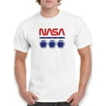 thumbnail image 1 of NASA Nasa Space Helmets Banner T-Shirt Men -NASA Designs, Male 3X-Large, 1 of 4