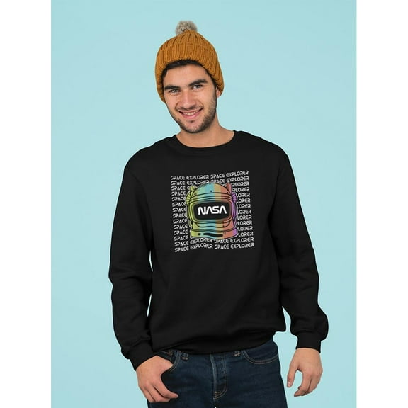 NASA Nasa Space Scaphandre Sweatshirt Men -NASA Designs, Male 4X-Large
