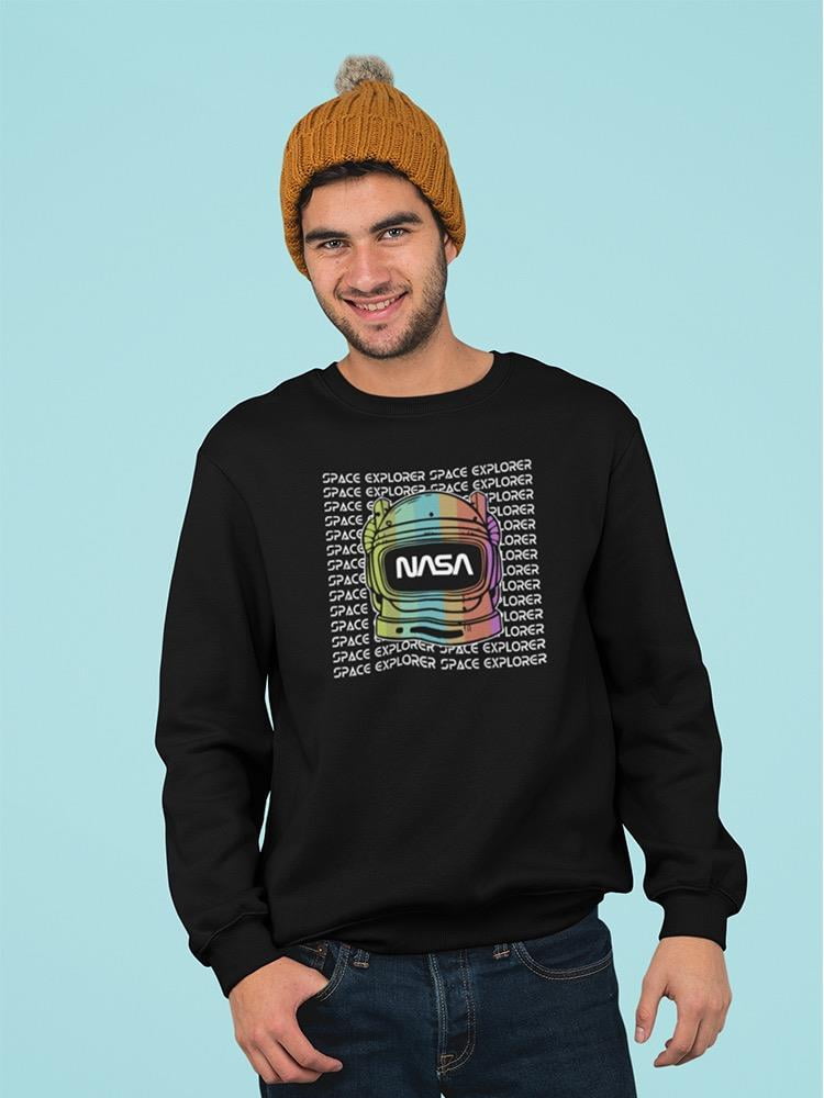 NASA Nasa Space Scaphandre Sweatshirt Men -NASA Designs, Male Medium ...
