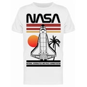 NASA Nasa Space Ship Men T-Shirt, Male 3X-Large