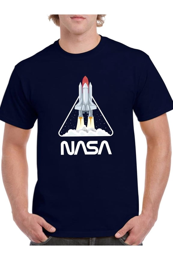Space Shuttle Launch T-Shirt Men -NASA Designs, Male 5X-Large