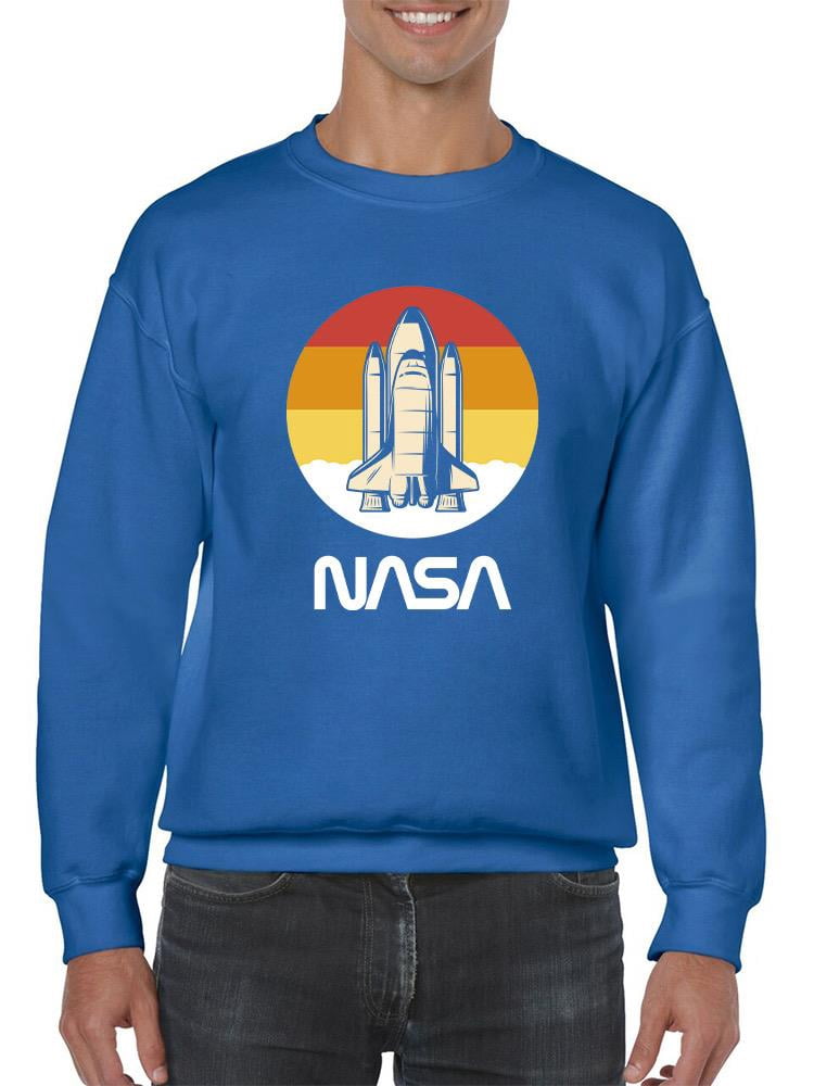 NASA Nasa Space Shuttle Over Sunset Sweatshirt Men -NASA Designs, Male ...