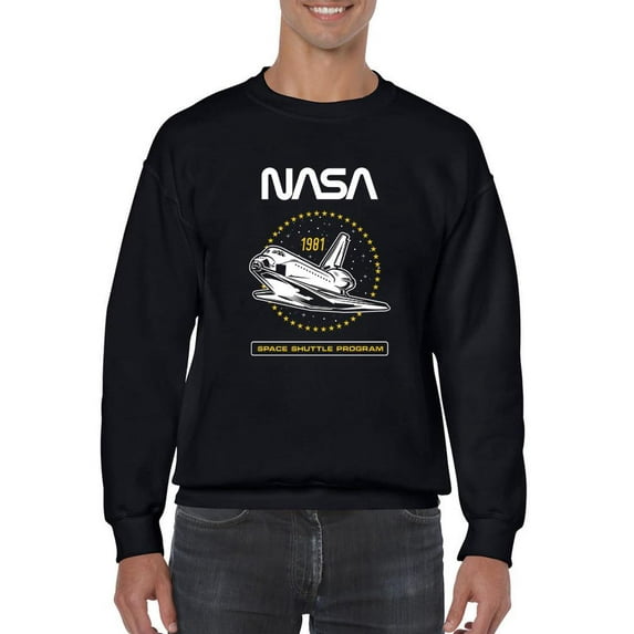 NASA Nasa Space Shuttle Program Art Sweatshirt Men -NASA Designs, Male Small