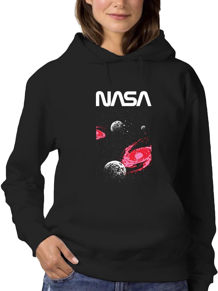 NASA Nasa Space W Pixel Dark Hole Hoodie Women -NASA Designs, Female x ...