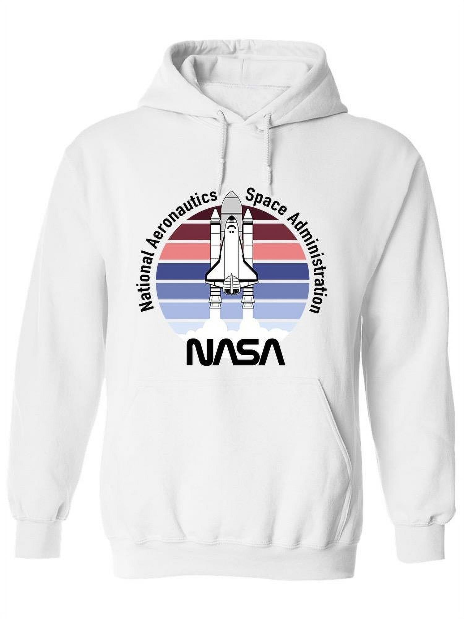 NASA Nasa Spacecraft And Stripes Hoodie Women -NASA Designs, Female XX ...