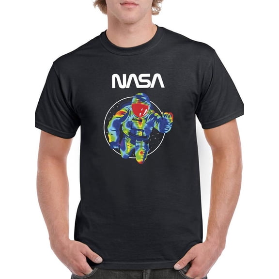 NASA Nasa Termic Vision Astroaut T-Shirt Men -NASA Designs, Male XX-Large