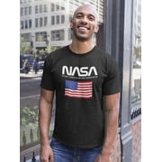 NASA Nasa U.s Men T-Shirt, Male x-Large