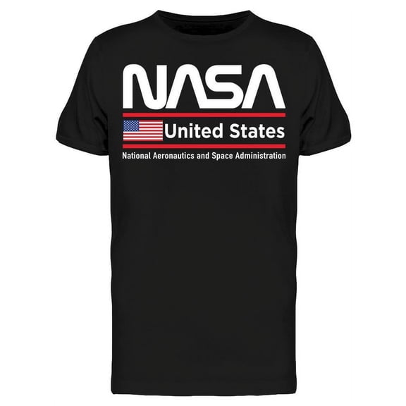 NASA Nasa United States Men T-Shirt, Male XX-Large