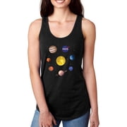 NASA Nasa Watercolor Solar System Racerback Tank Women -NASA Designs, Female Medium