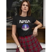NASA National Aeronautics Usa Women T-Shirt, Female x-Large