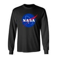 thumbnail image 1 of NASA Official Meatball Logo Sarcastic Novelty Gift Idea Adult Humor Funny Men's Long Sleeve Shirts, 1 of 3