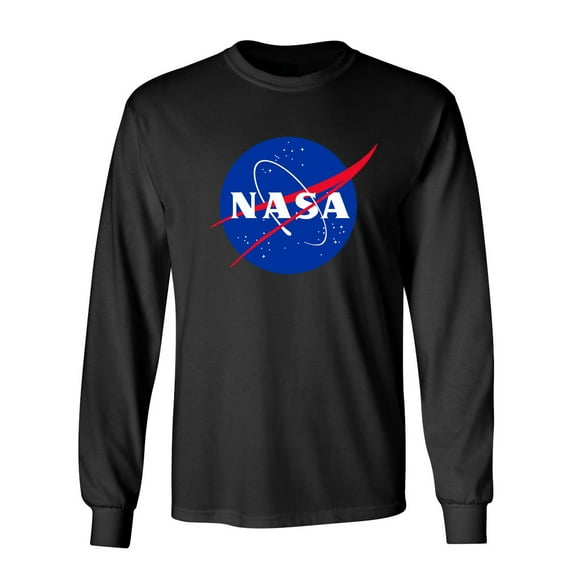 NASA Official Meatball Logo Sarcastic Novelty Gift Idea Adult Humor Funny Men's Long Sleeve Shirts