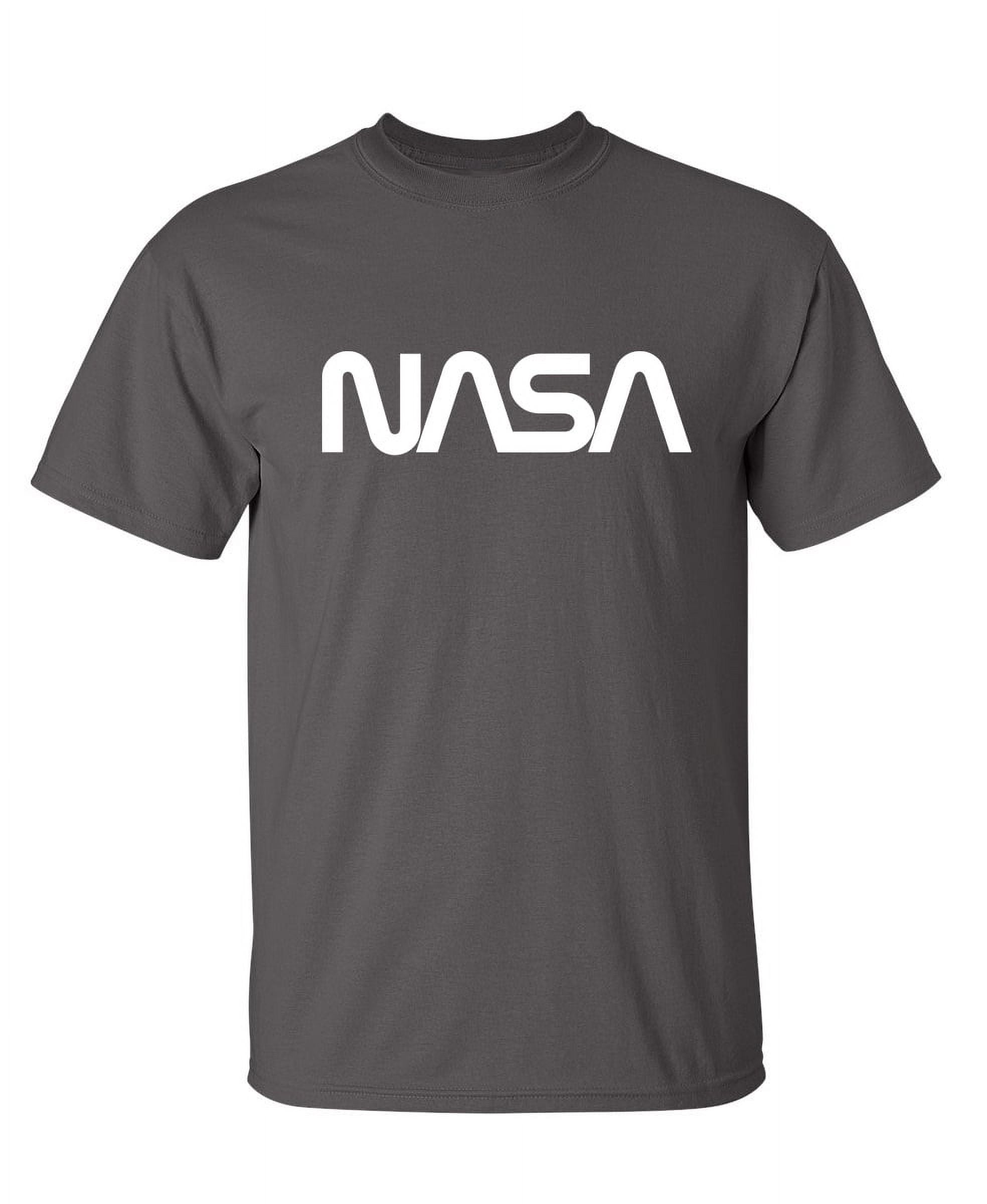 NASA Worm Logo T-Shirt – Sarcastic Space Tee, Funny Graphic Shirt For Men & Women