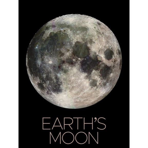 NASA Our Solar System Earth's Moon Lunar Galileo Image Extra Large XL Wall Art Poster Print