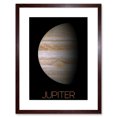 thumbnail image 1 of NASA Our Solar System Jupiter Planet Image Red Spot Artwork Framed Wall Art Print 9X7 Inch, 1 of 5