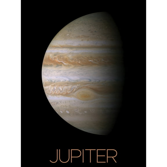 NASA Our Solar System Jupiter Planet Image Red Spot Extra Large XL Wall Art Poster Print