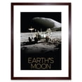 thumbnail image 1 of NASA Our Solar System Moon Lunar Roving Vehicle Apollo 15 Artwork Framed Wall Art Print 9X7 Inch, 1 of 5