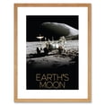 thumbnail image 1 of NASA Our Solar System Moon Lunar Roving Vehicle Apollo 15 Artwork Framed Wall Art Print 9X7 Inch, 1 of 5