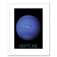 thumbnail image 1 of NASA Our Solar System Neptune Blue Planet Voyager 2 Image Artwork Framed Wall Art Print 9X7 Inch, 1 of 5