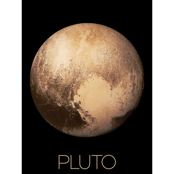NASA Our Solar System Pluto New Horizons Image Extra Large XL Wall Art Poster Print