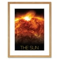 thumbnail image 1 of NASA Our Solar System The Sun Solar Flare Observatory Image Artwork Framed Wall Art Print 9X7 Inch, 1 of 5