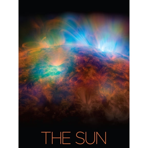 NASA Our Solar System The Sun X Rays Image Extra Large XL Wall Art Poster Print