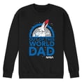 thumbnail image 1 of NASA - Out Of This World Dad - Father's Day - Men's Crew Neck Fleece Pullover, 1 of 5
