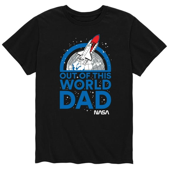 NASA - Out Of This World Dad - Father's Day - Men's Short Sleeve Graphic T-Shirt
