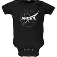 thumbnail image 1 of NASA Outline Logo Black Soft Baby One Piece - 18-24 months, 1 of 1