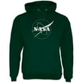 thumbnail image 1 of NASA Outline Logo Mens Hoodie Forest Green LG, 1 of 1