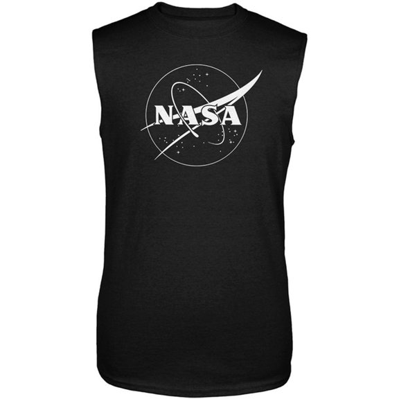 NASA Outline Logo Mens Sleeveless Shirt