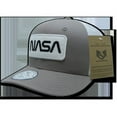 thumbnail image 1 of NASA Patch Trucker Caps, Worm, GRY/White, 1 of 2