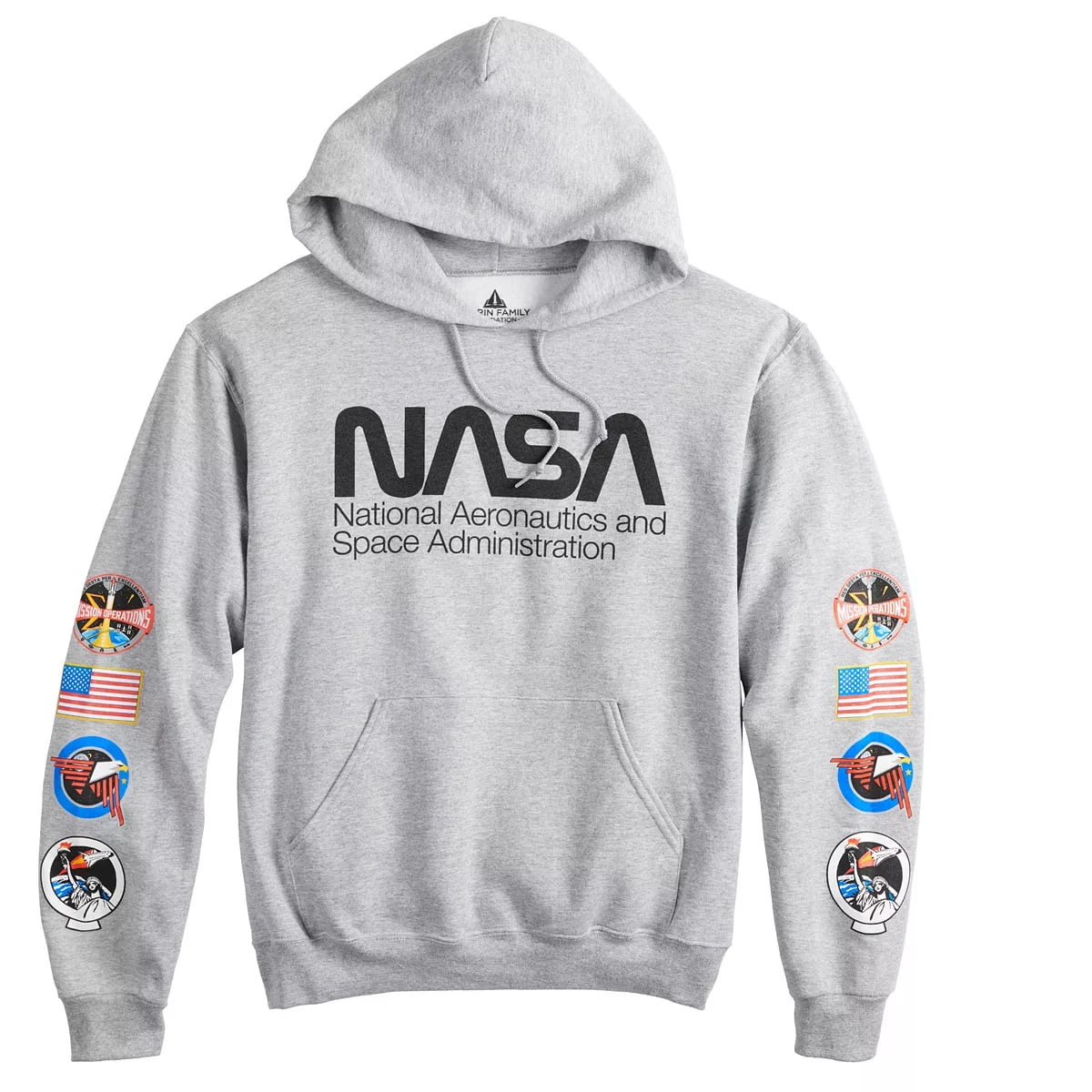 NASA - Logo - Sweat Plaid : : Pull Cotton Division Nasa
