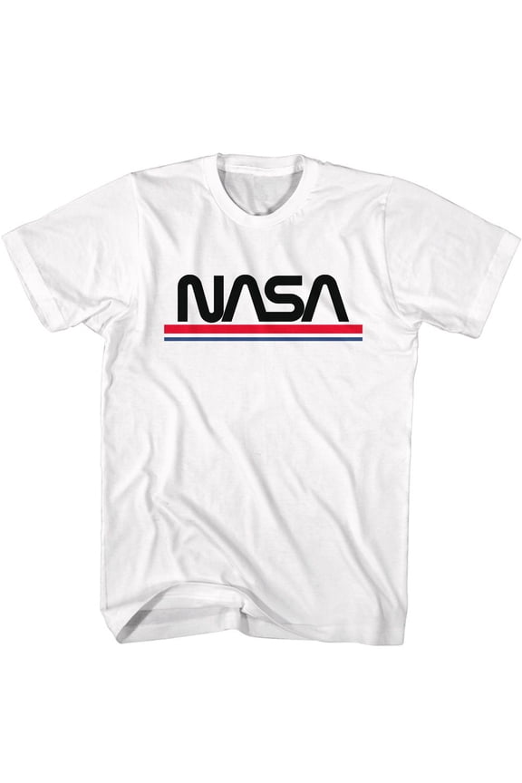 NASA RWB Worm White T-Shirt