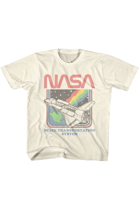NASA Rainbow Sts Natural Youth T-Shirt Xl (18-20)