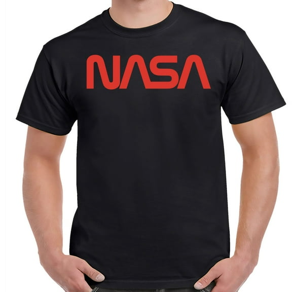 NASA Red Worm Logo Shirt-Medium