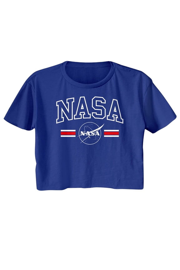 NASA Retro Stripes Women's Crop Top (S)