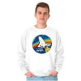 thumbnail image 1 of NASA Retro Vintage Space Shuttle Cool Unisex Plus Fleece Graphic Sweatshirt Brisco Brands 5X, 1 of 5