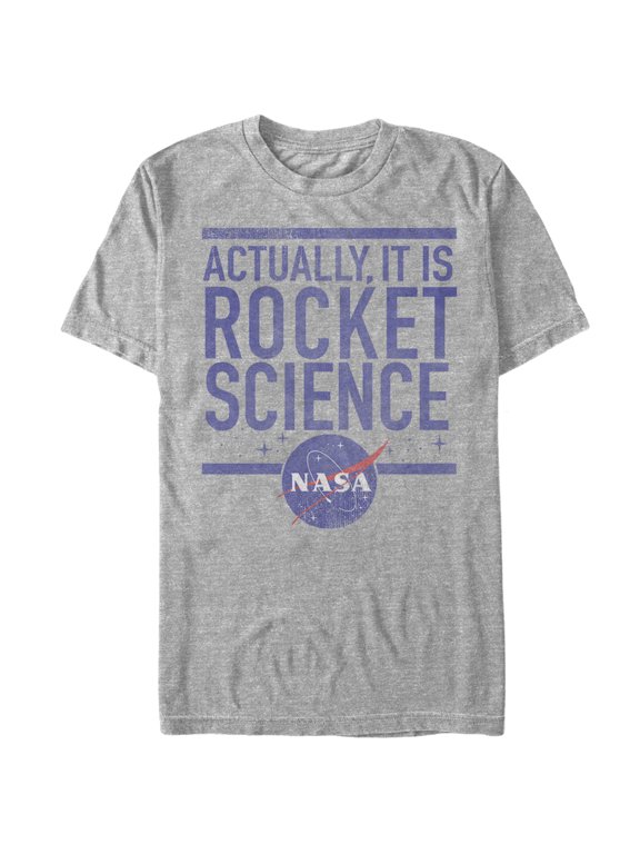 Rocket Science Humor Men's and Big Men's Graphic T-Shirt