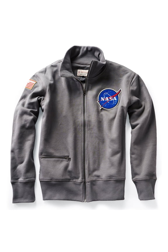NASA Rocket Scientist Full Zip 2XLarge Gray