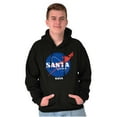 thumbnail image 1 of NASA Santa Claus Christmas Sleigh Hoodie Sweatshirt Women Men Brisco Brands S, 1 of 6
