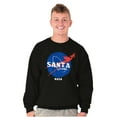 thumbnail image 1 of NASA Santa Claus Christmas Sleigh Sweatshirt for Men or Women Brisco Brands S, 1 of 6