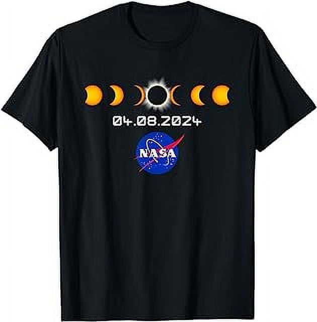 NASA Shirt Total Solar Eclipse tShirts 2024 April 8 Totality T-Shirt ...