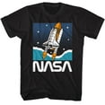 thumbnail image 1 of NASA Shuttle In Space Black T-Shirt, 1 of 2