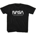 thumbnail image 1 of NASA Simple Worm Black Youth T-Shirt, 1 of 2