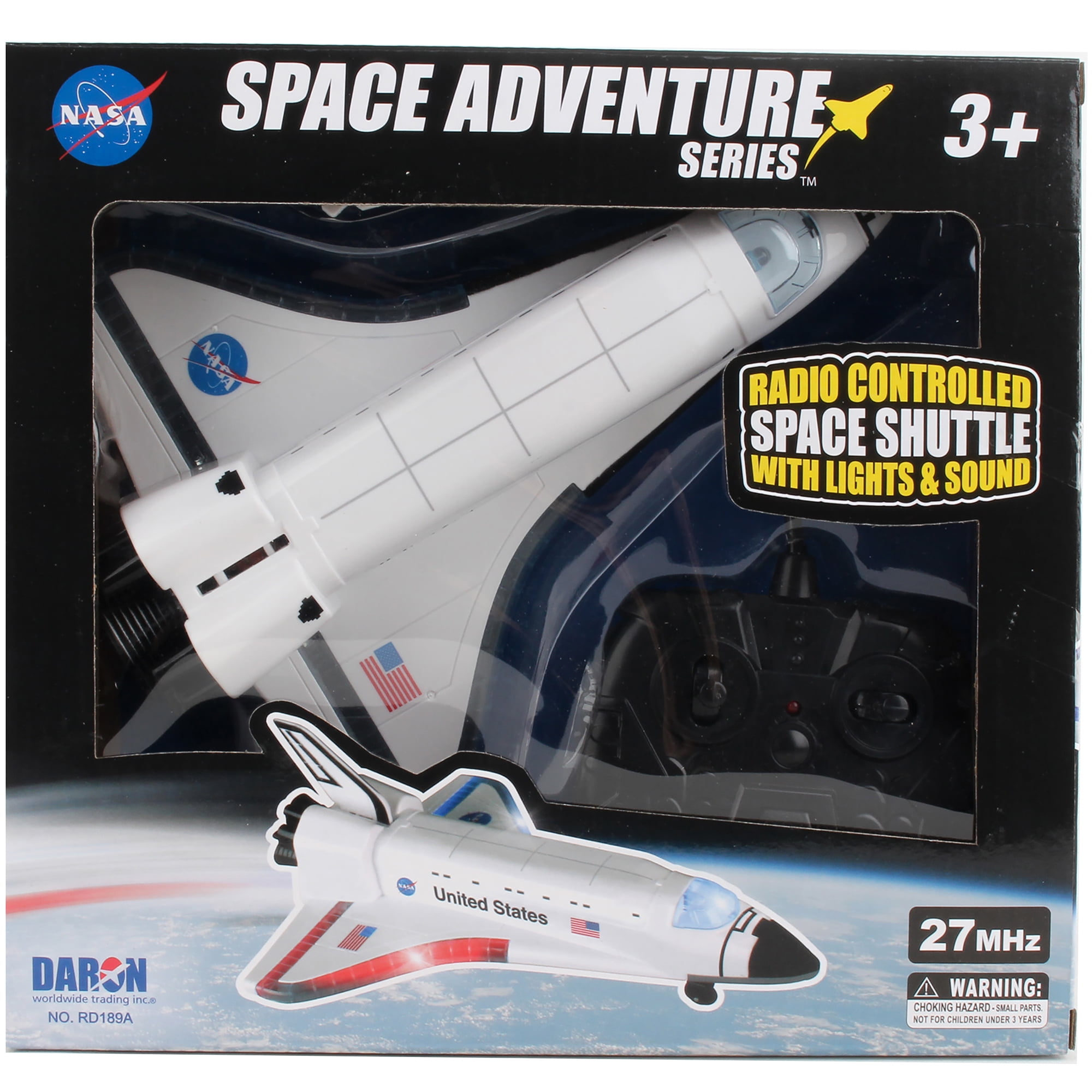 NASA Space Adventure: Space Shuttle Remote Control Playset with lights and sound, ages 3+ NASA Space Adventure: Space Shuttle Remote Control Playset with lights and sound, ages 3+